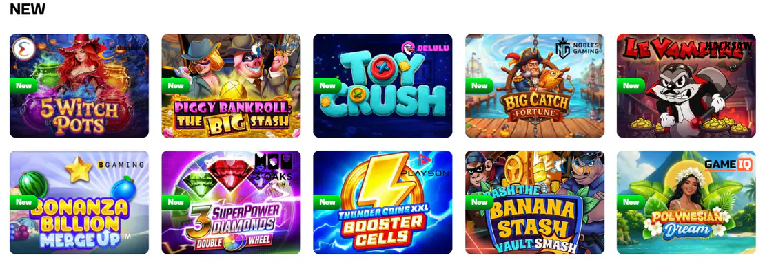 cat casino new games